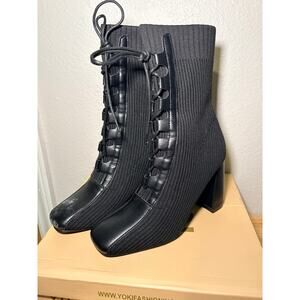 Yoki Wedge Slip-On Shoes - size 6.5 - Vampire/Goth Aesthetic (repair needed)